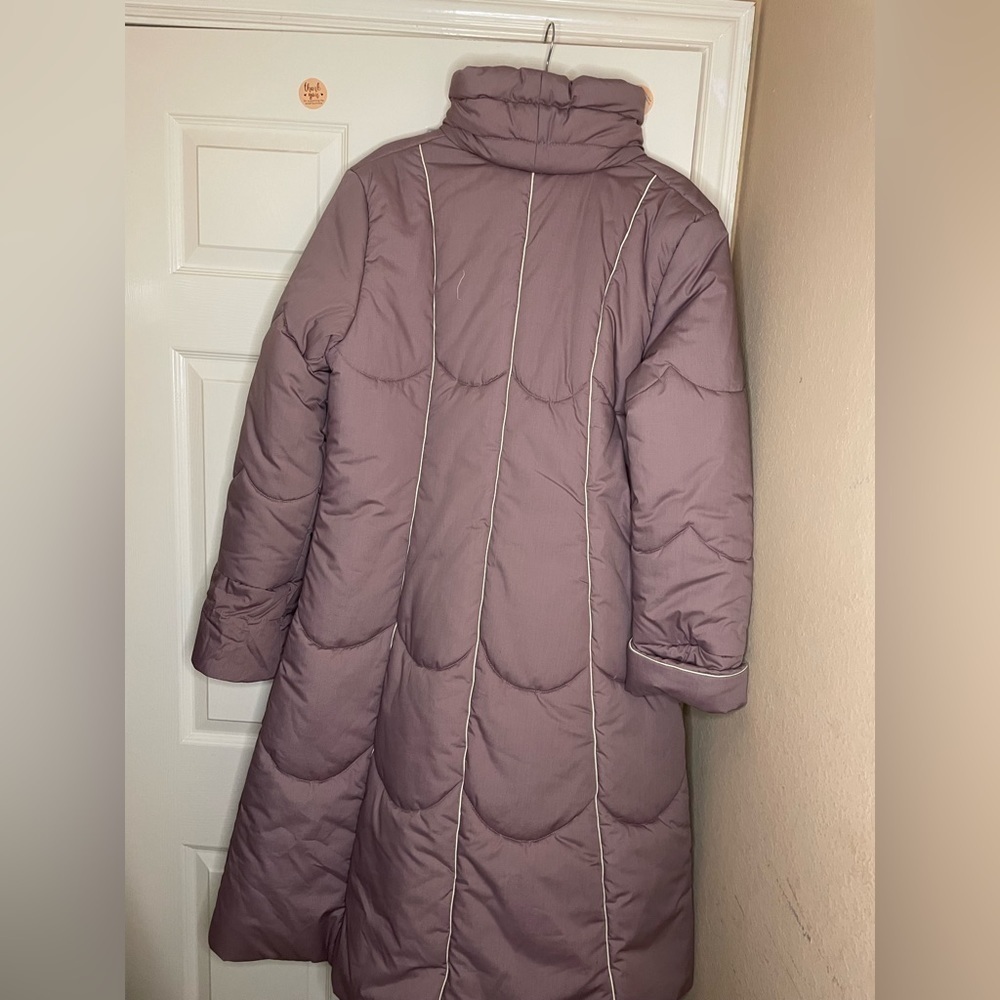 vintage 80s purple Montgomery Ward Puffer Jacket Womens Size 13-14 - Picture 4 of 7